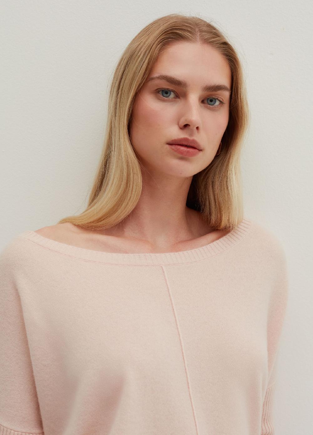 Stefanel Pullover in cashmere scollo a barca Vendita Economica