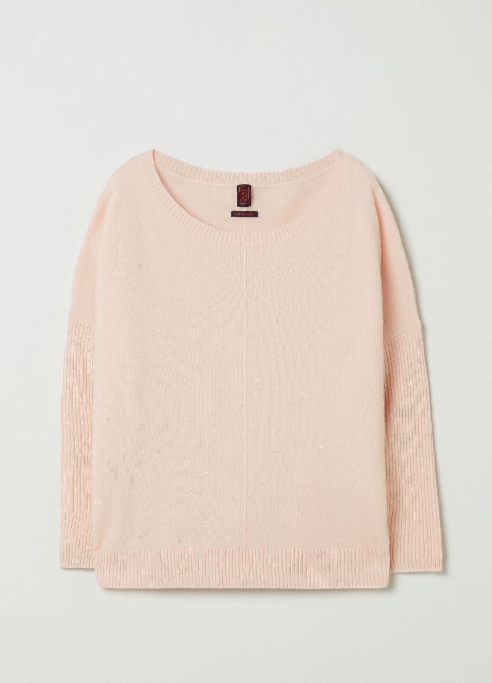 Stefanel Pullover in cashmere scollo a barca Vendita Economica