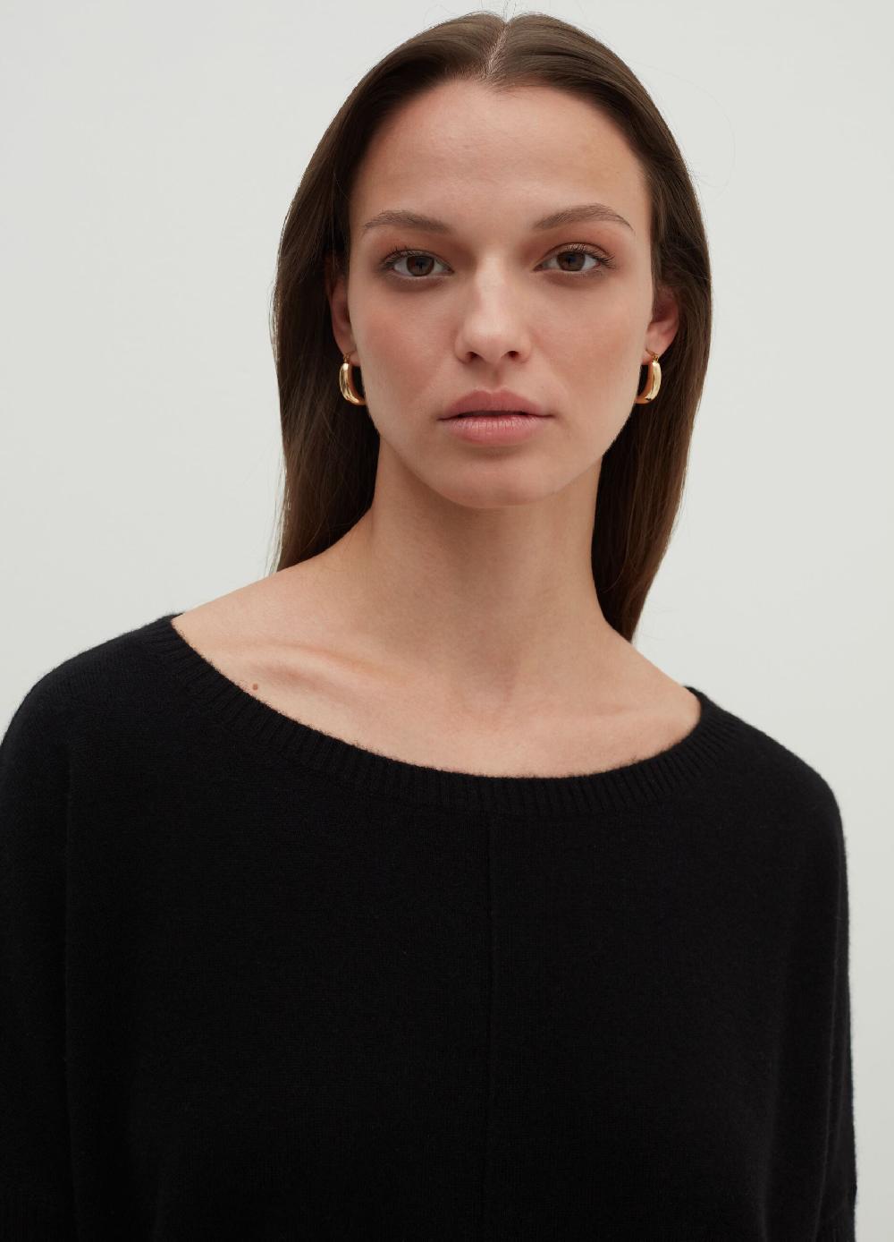 Stefanel Pullover in cashmere scollo a barca Saldi Di Fabbrica