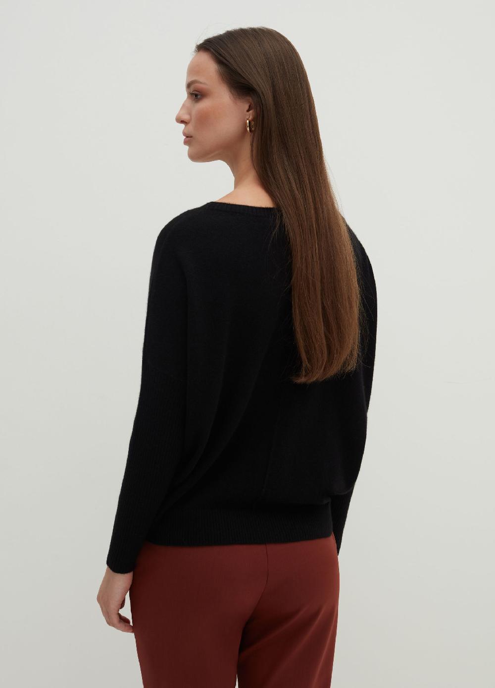 Stefanel Pullover in cashmere scollo a barca Saldi Di Fabbrica