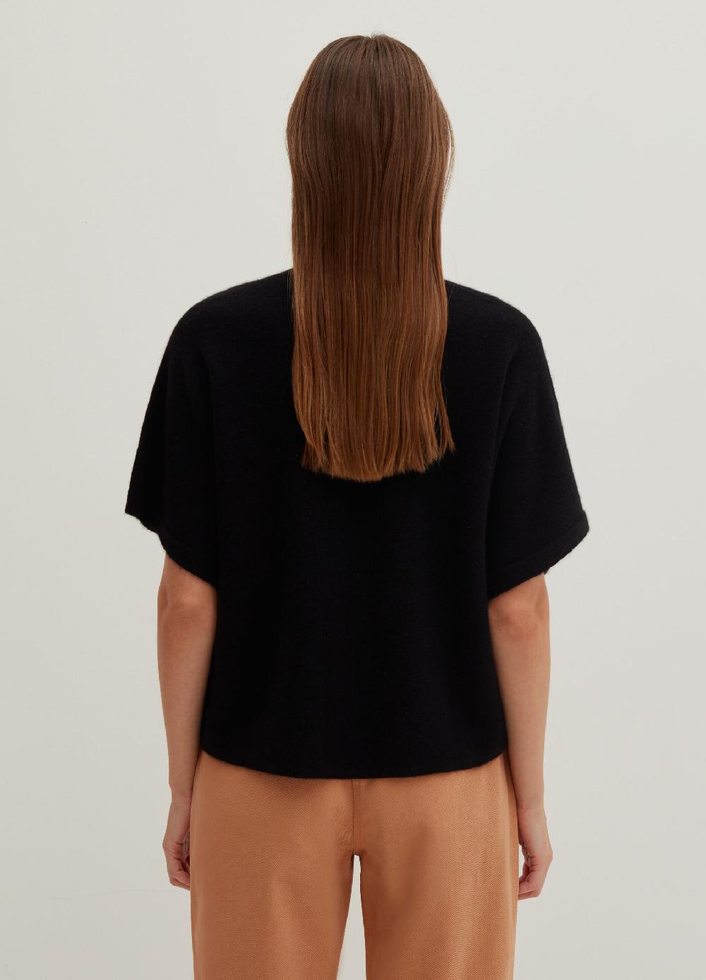 Stefanel Maglia in cashmere mock neck Vendite Flash