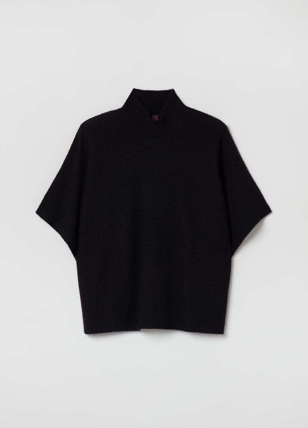 Stefanel Maglia in cashmere mock neck Vendite Flash