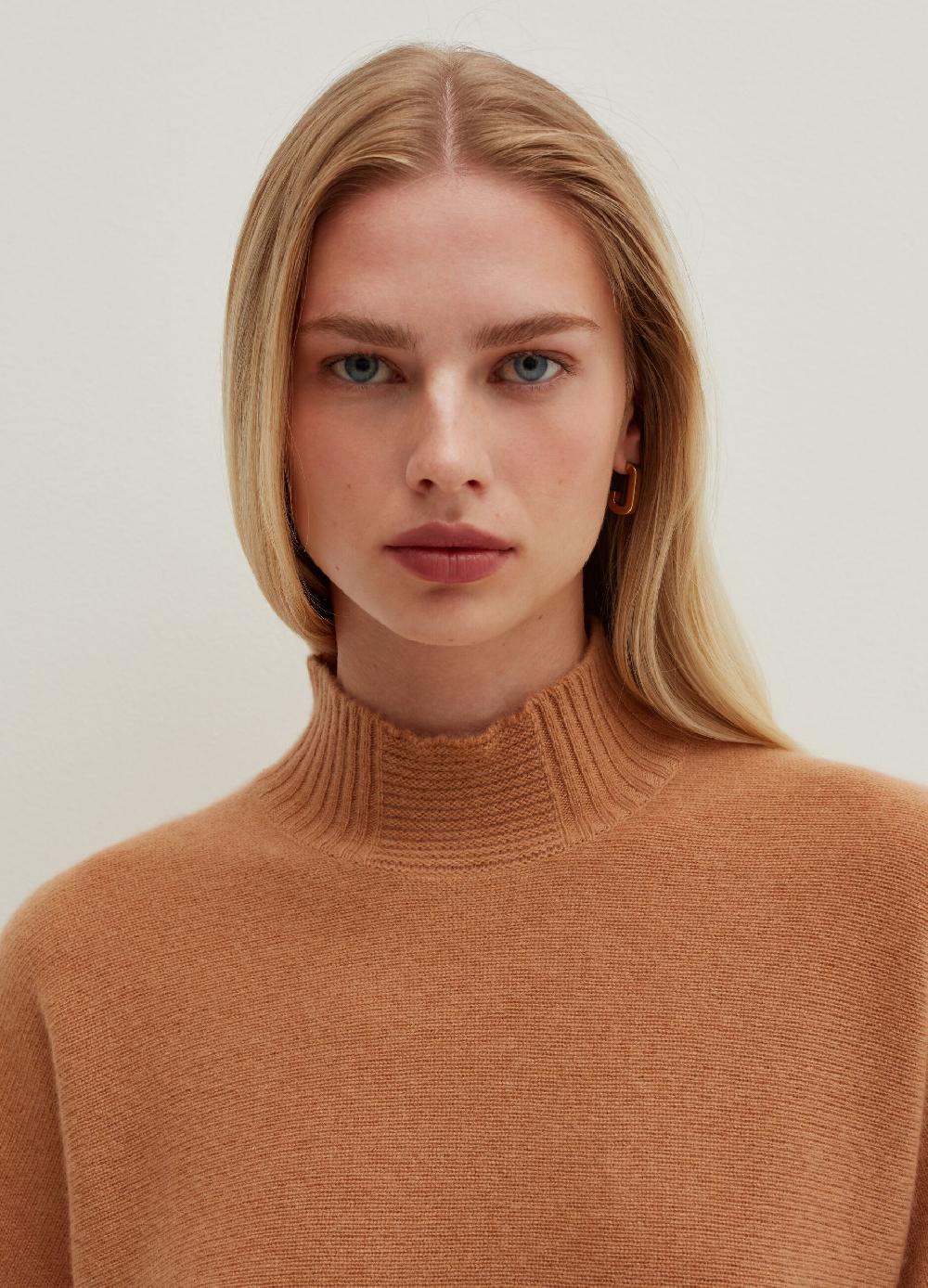Stefanel Maglia in cashmere mock neck Nuova