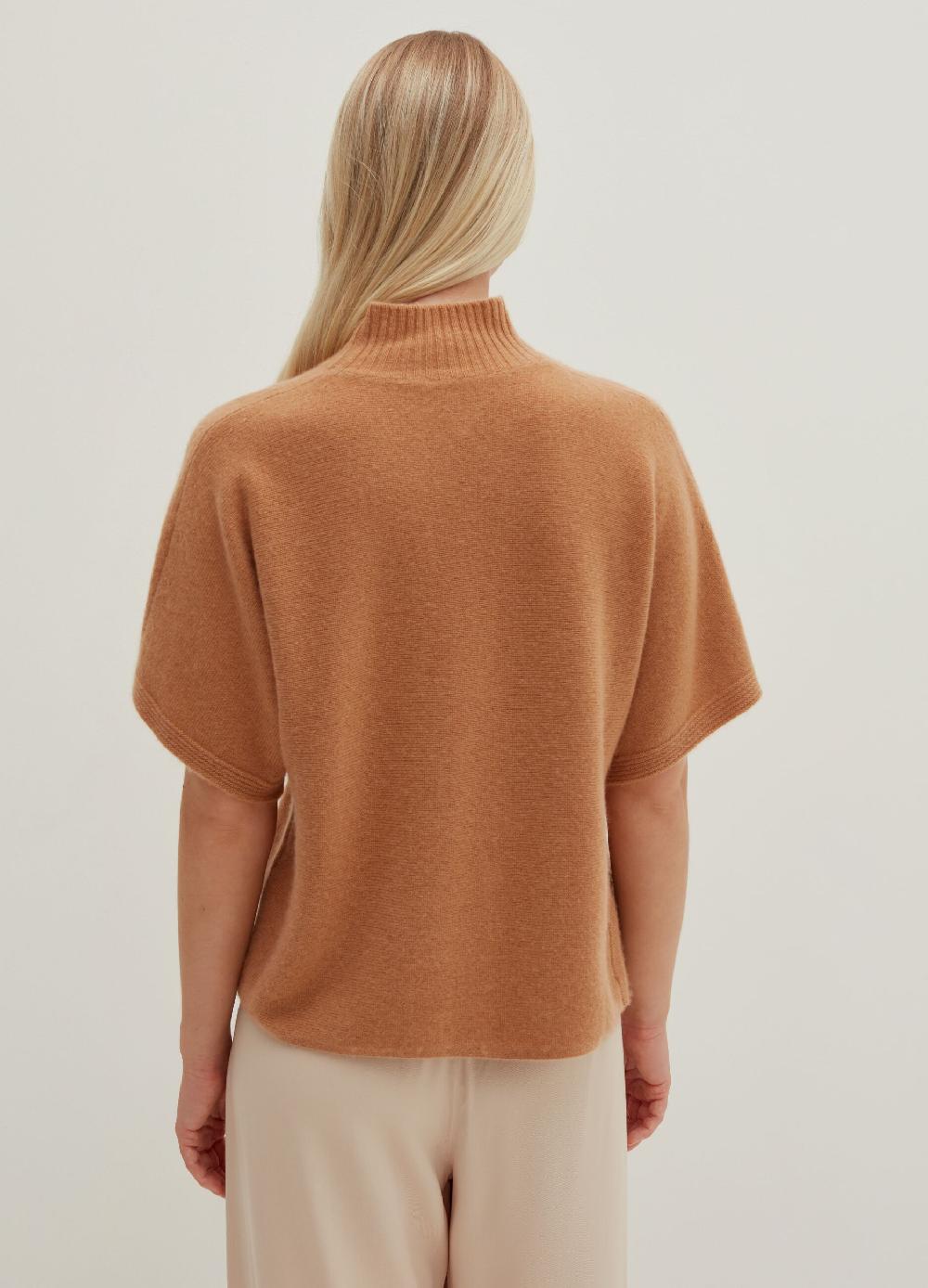 Stefanel Maglia in cashmere mock neck Nuova