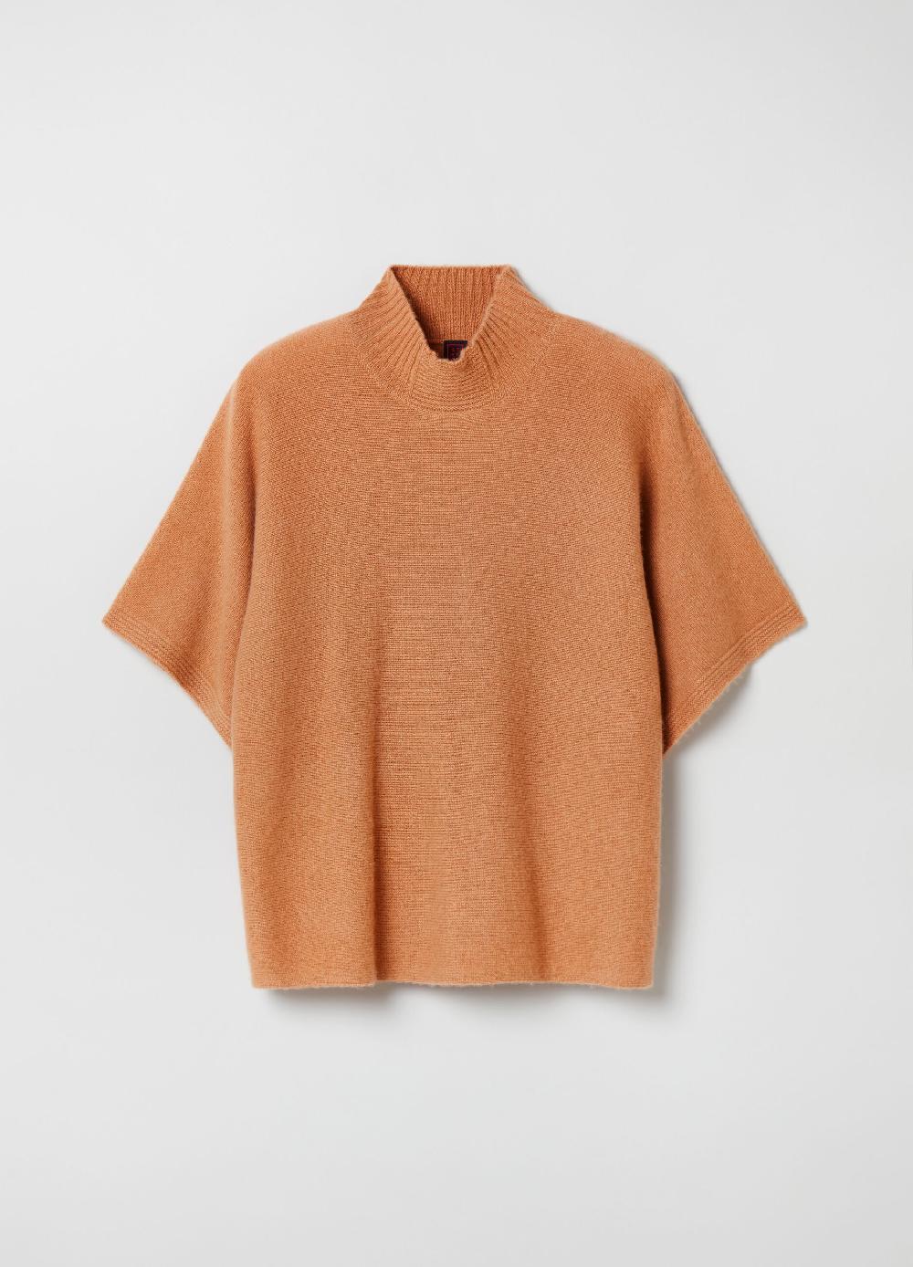 Stefanel Maglia in cashmere mock neck Nuova