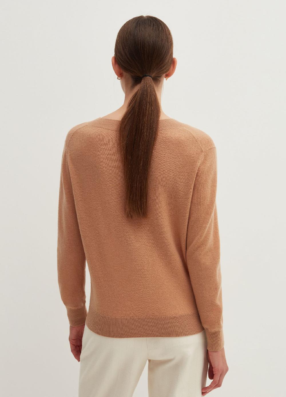 Stefanel Pullover in lana con scollo a V Moda