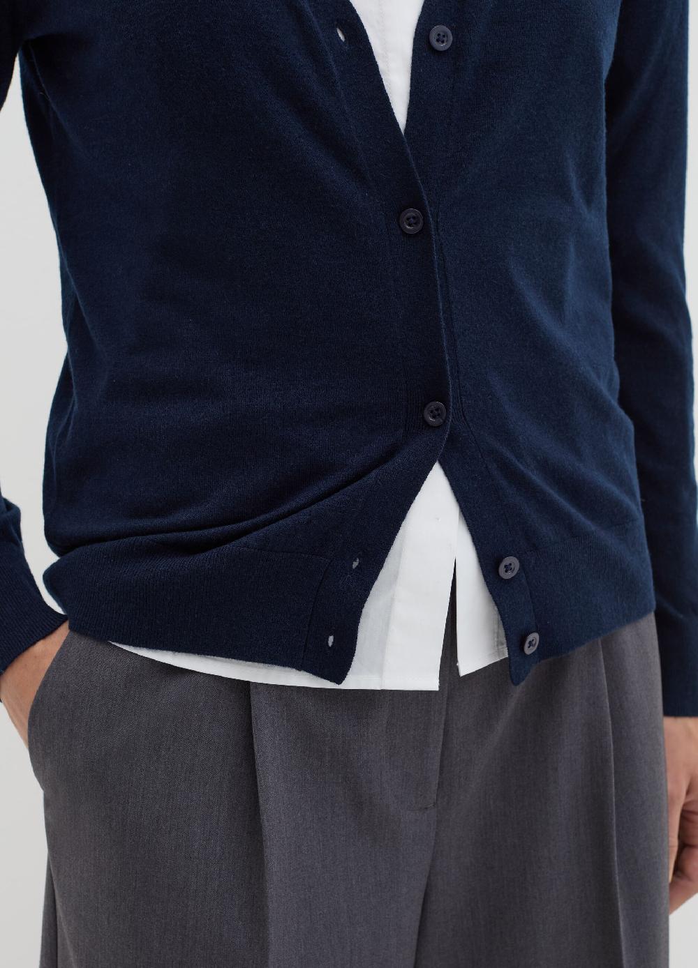 Stefanel Cardigan in lana e seta con scollo a V Sconto di tempo limitato