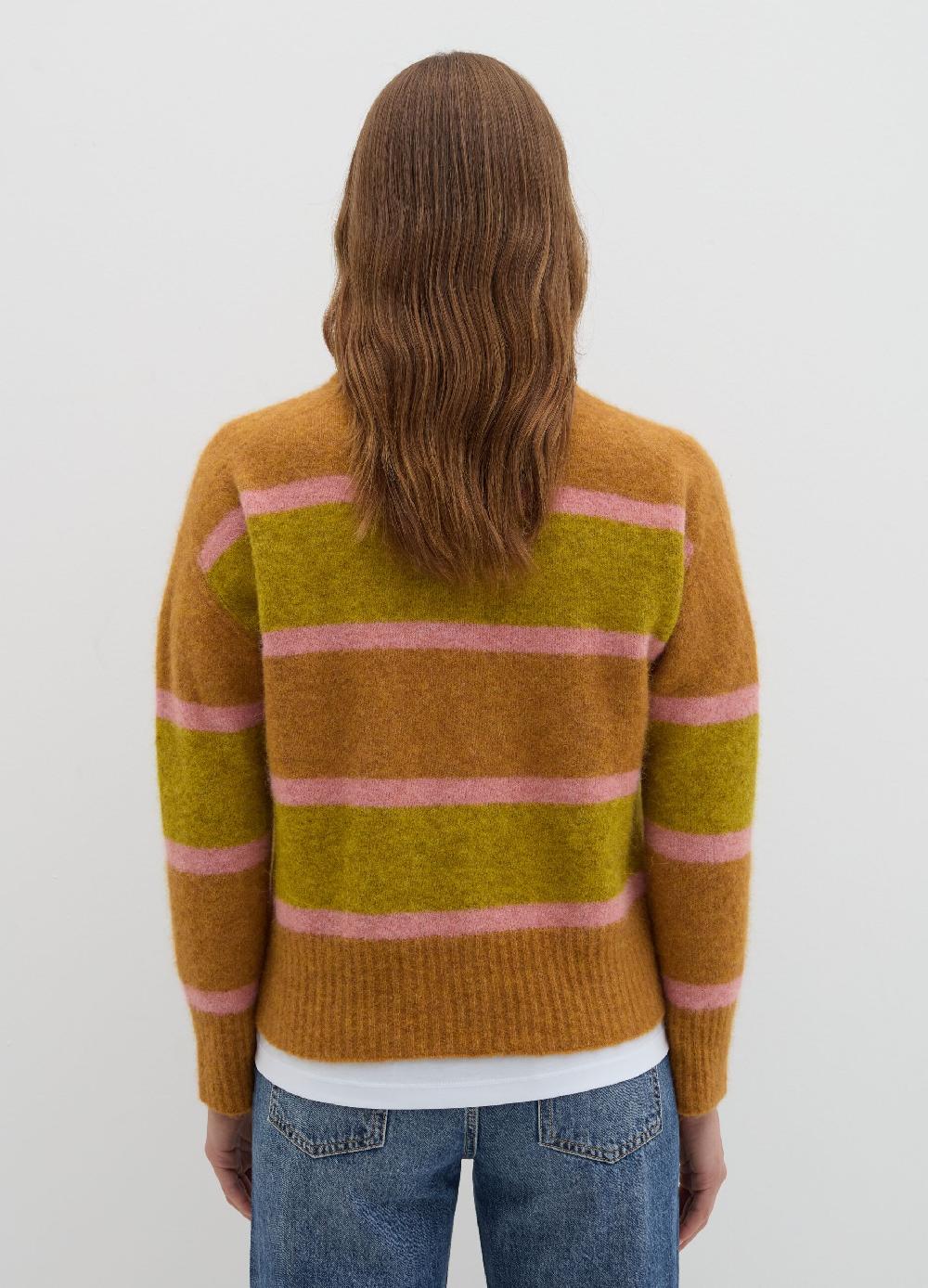 Stefanel Pullover in misto alpaca a righe Offerta speciale