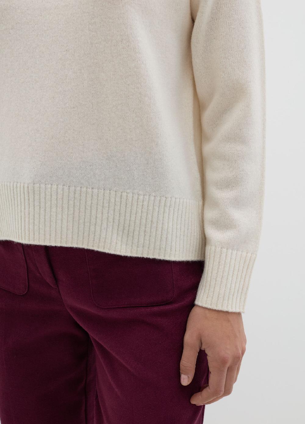 Stefanel Pullover mock neck in lana cardata Flash Sale