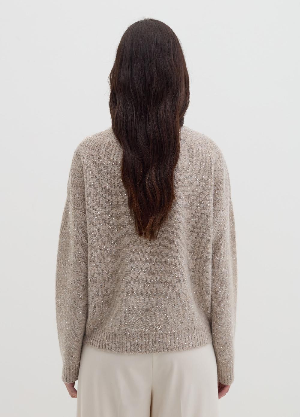 Stefanel Pullover con micro paillettes Fornitura limitata