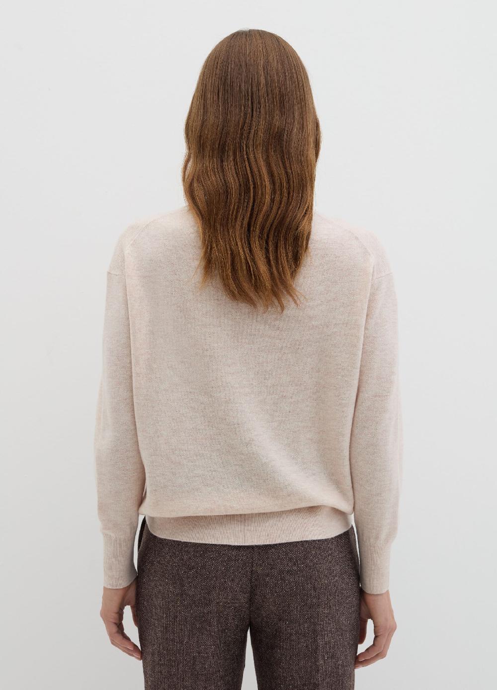 Stefanel Pullover girocollo in lana cardata Offerta Pasqua