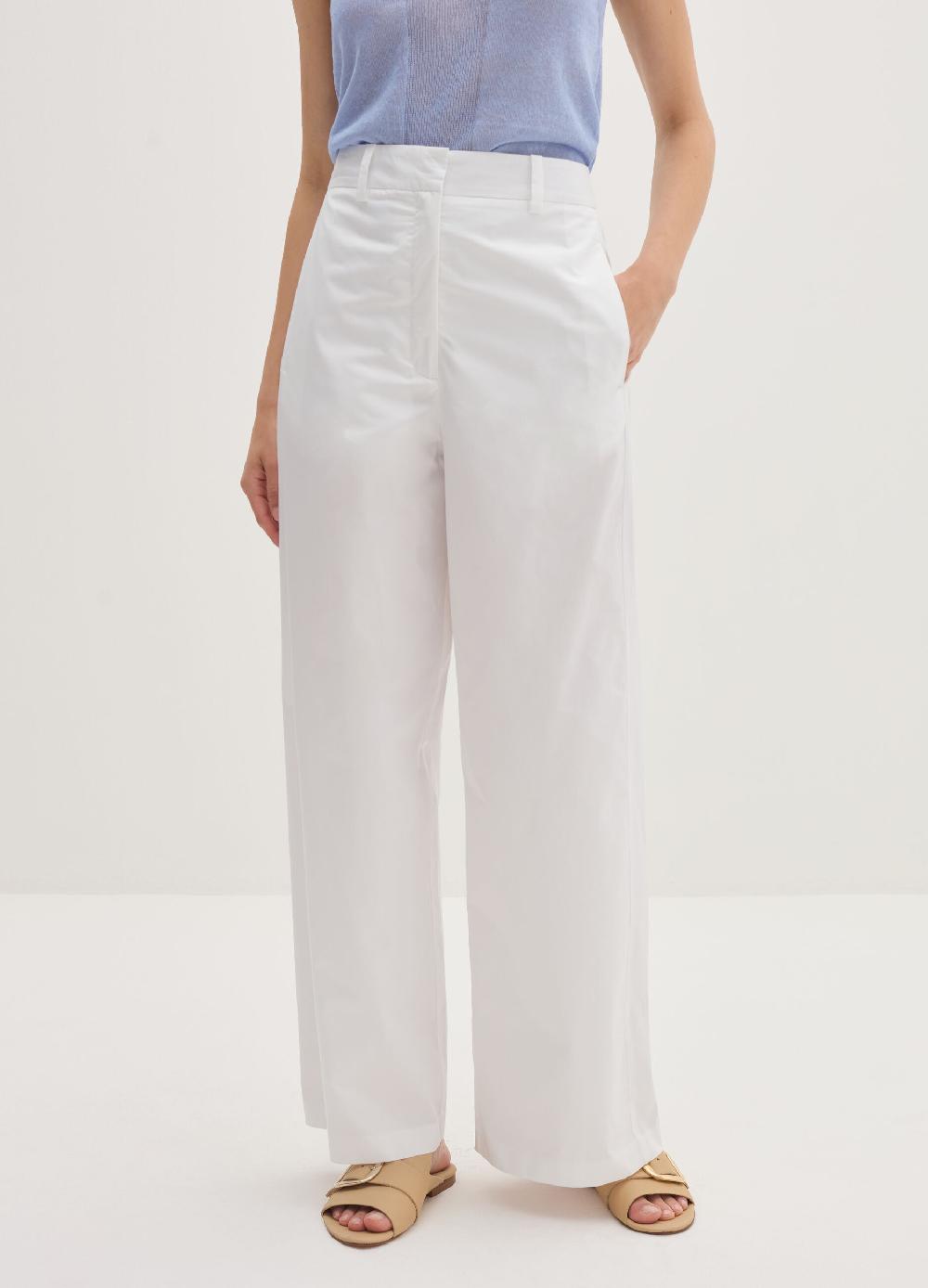 Stefanel Pantalone straight fit a vita alta Offerta temporanea