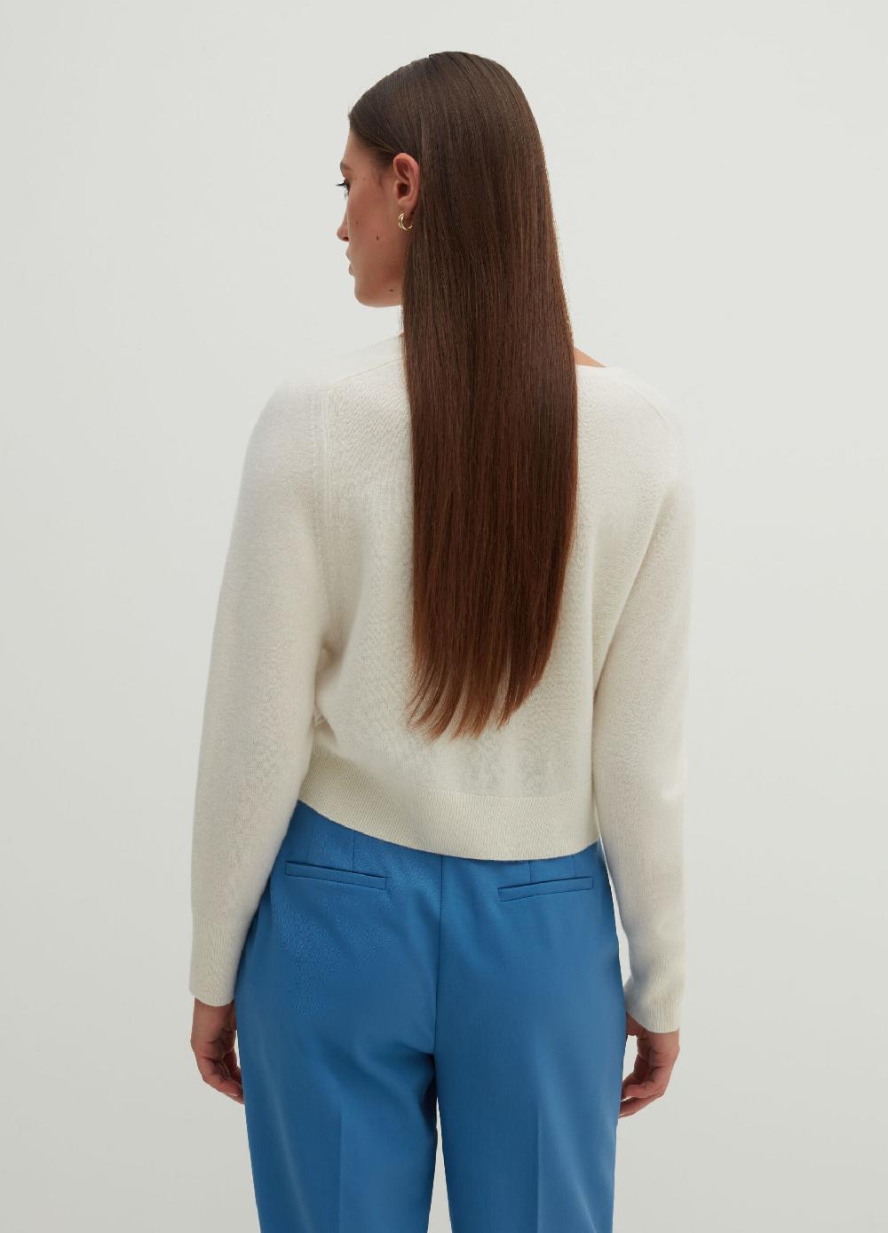 Stefanel Cardigan in cashmere con scollo a V Offerte esclusive