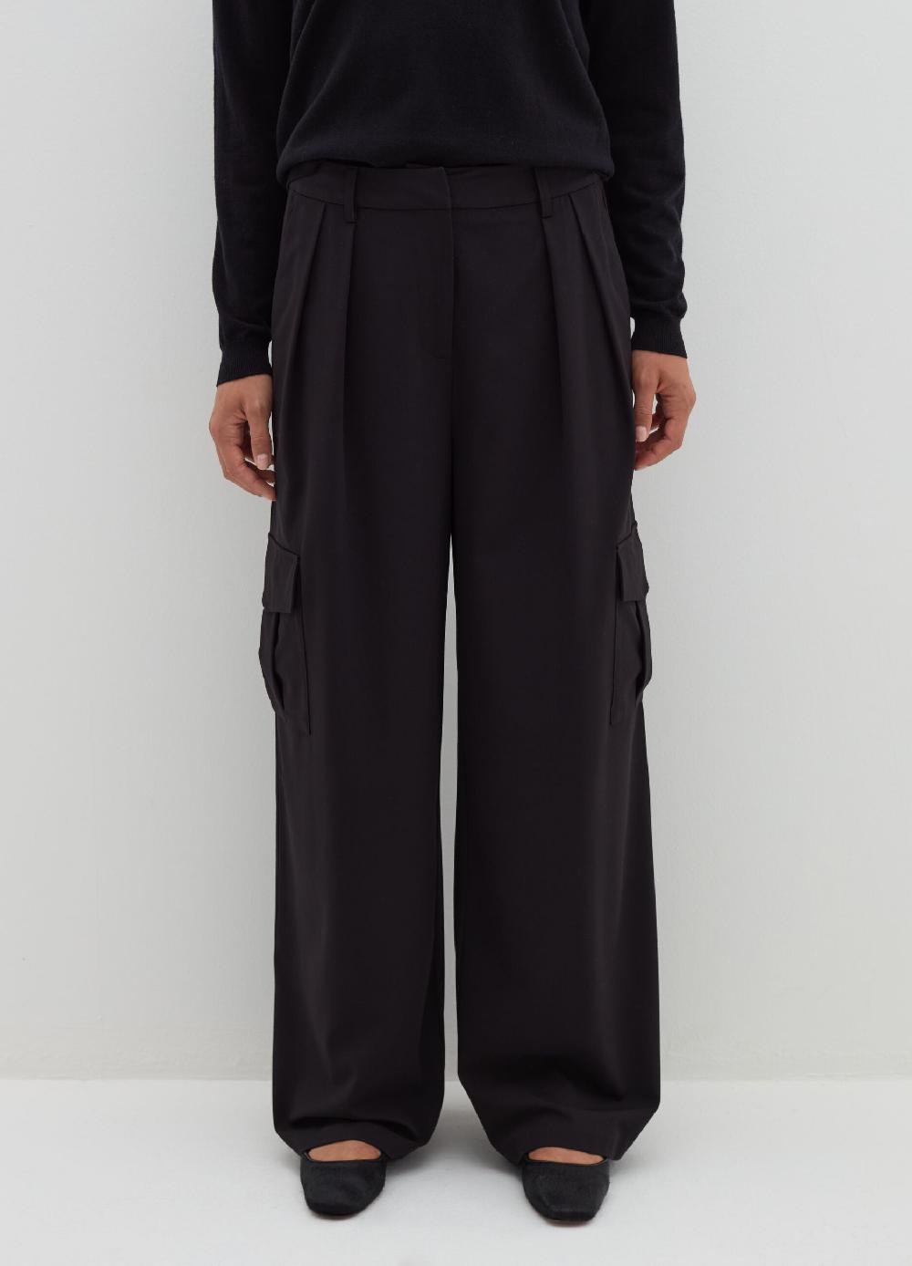 Stefanel Pantalone cargo in poly viscosa stretch Liquidazione