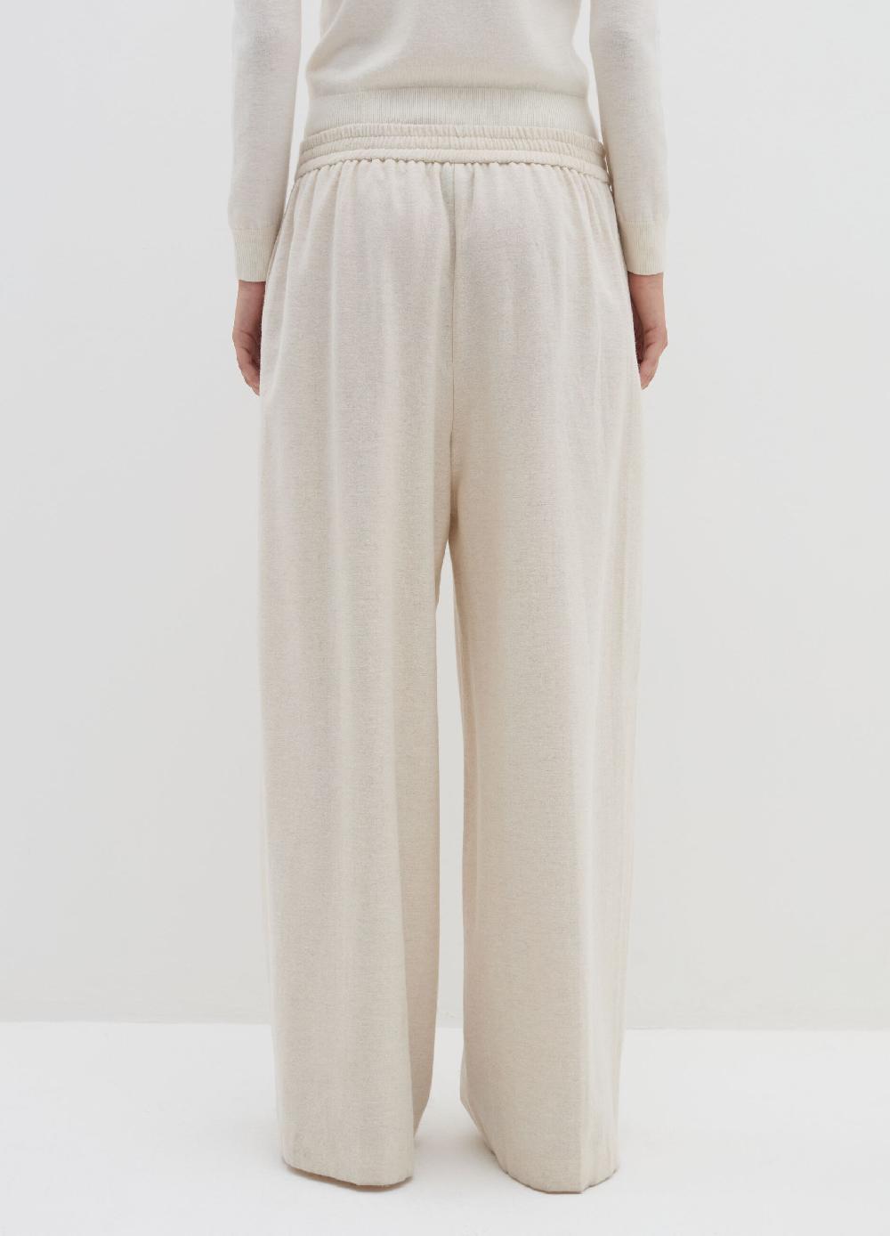 Stefanel Pantalone a gamba larga in misto lana Offerte giornaliere