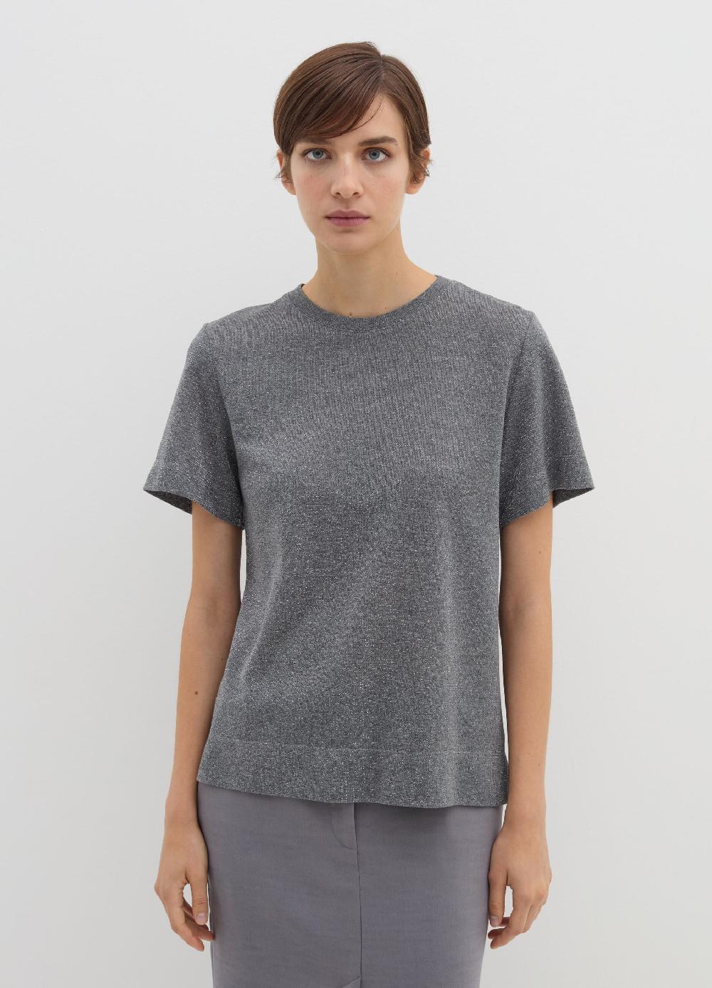 Stefanel T-shirt in lurex con spacchetti Sconti VIP