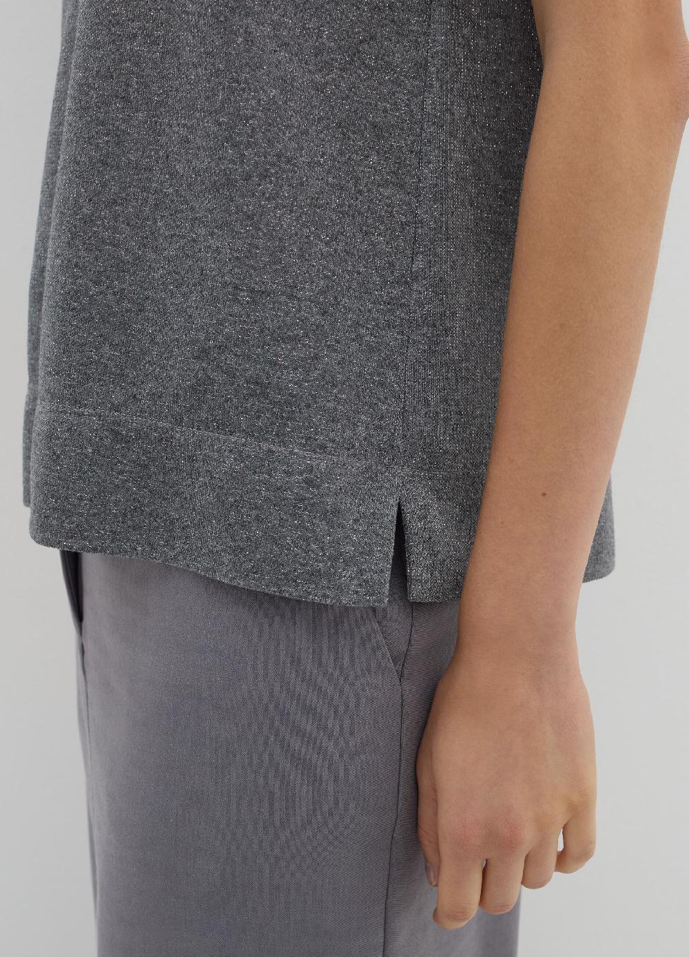 Stefanel T-shirt in lurex con spacchetti Sconti VIP