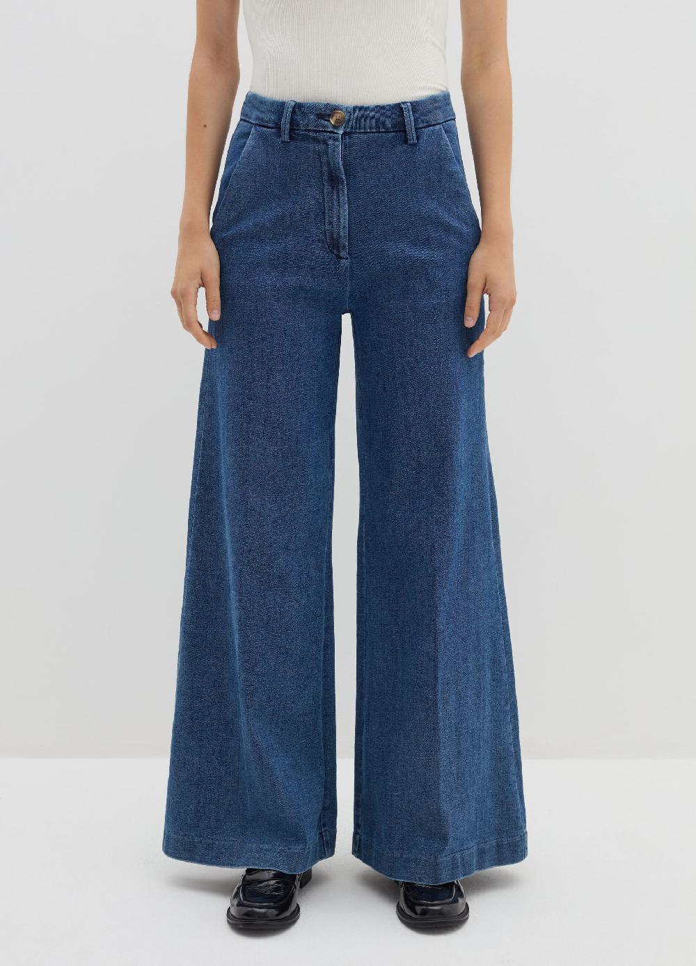 Stefanel Jeans a gamba larga rinsed Rilascio limitato