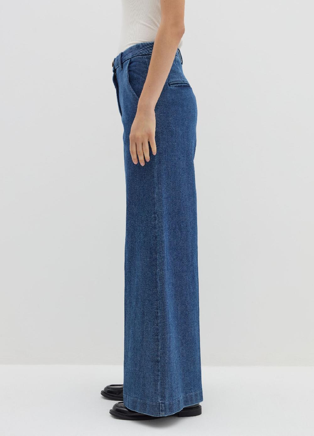 Stefanel Jeans a gamba larga rinsed Rilascio limitato