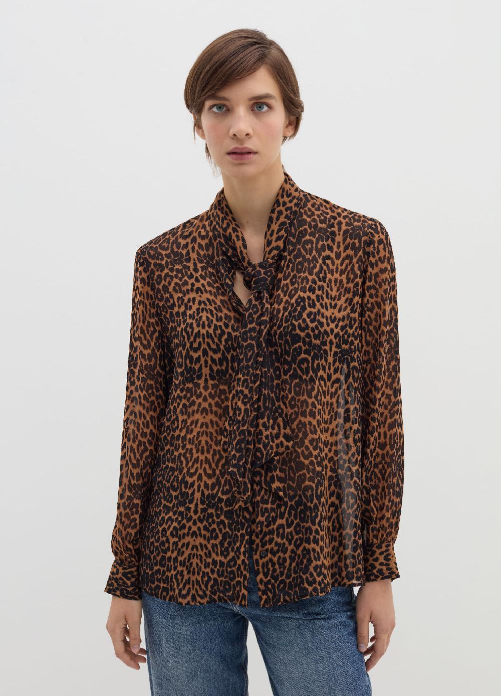 Stefanel Blusa in georgette con foulard Latest stili
