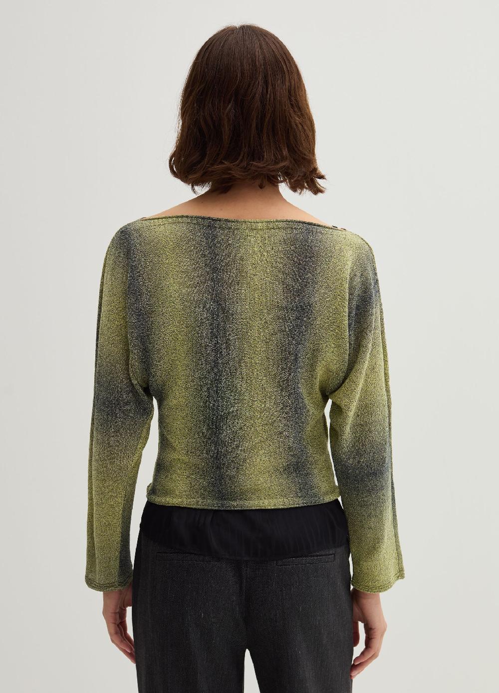 Stefanel Maglia space dyed con scollo a barca Fino al 50% di sconto