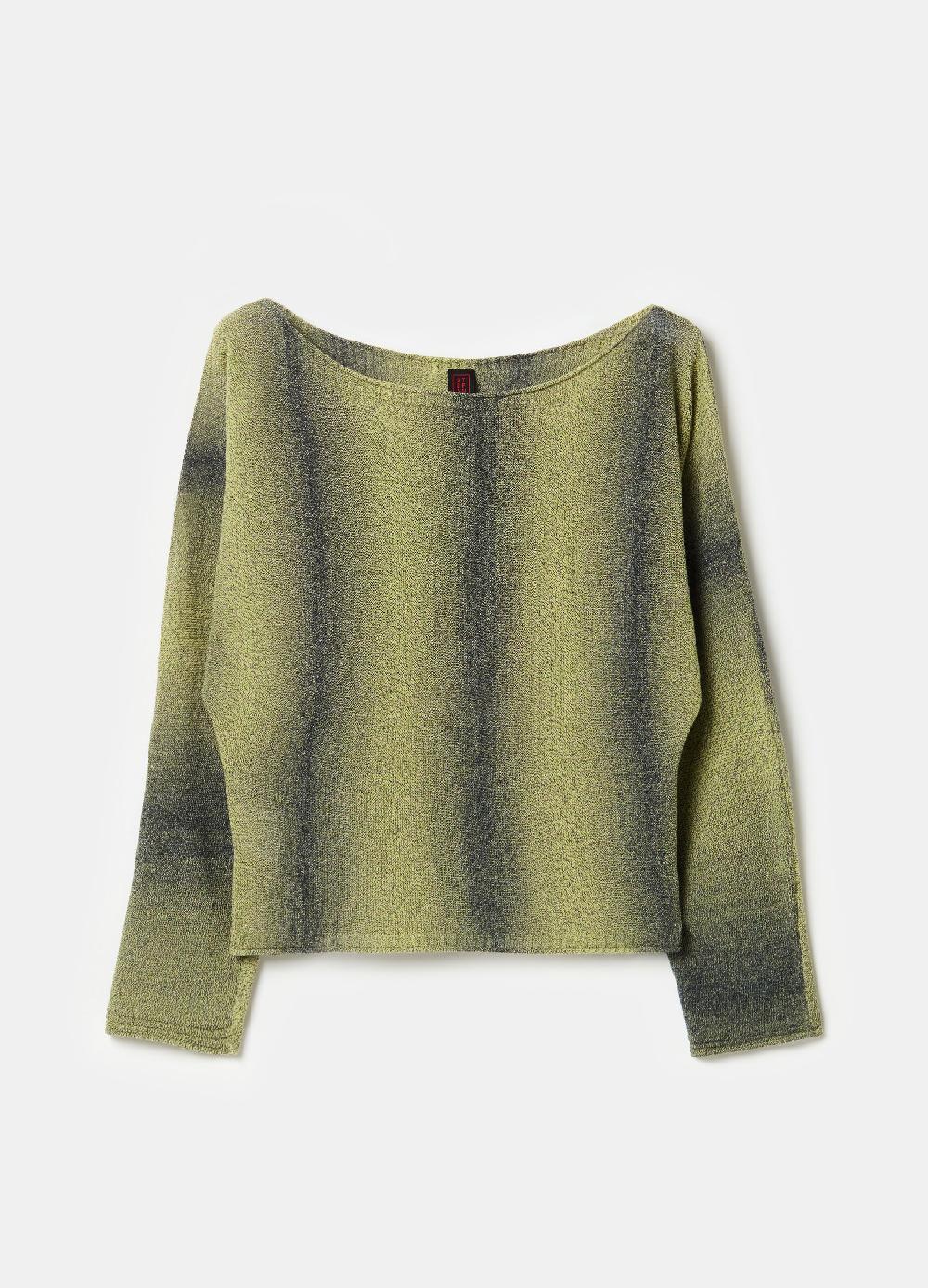 Stefanel Maglia space dyed con scollo a barca Fino al 50% di sconto