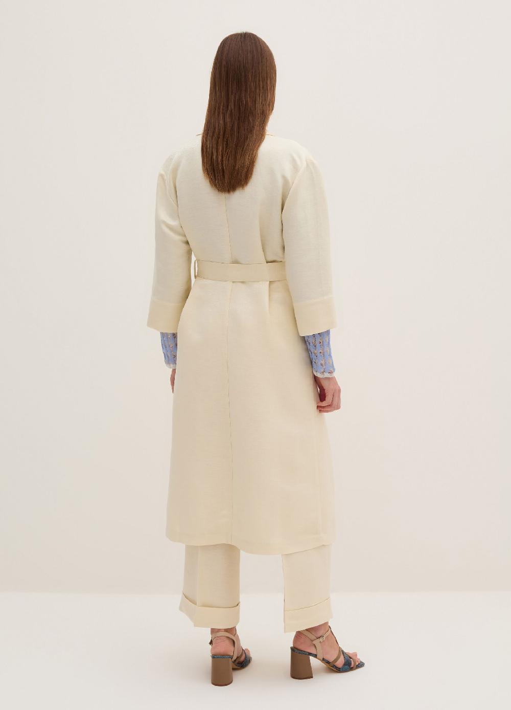 Stefanel Trench lungo con cintura Fino al 55% di sconto