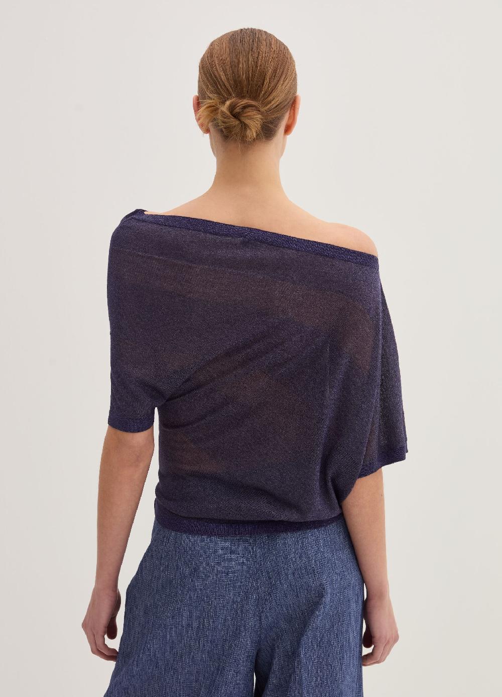 Stefanel Maglia a costine in lurex 50% di sconto per tempo limitato