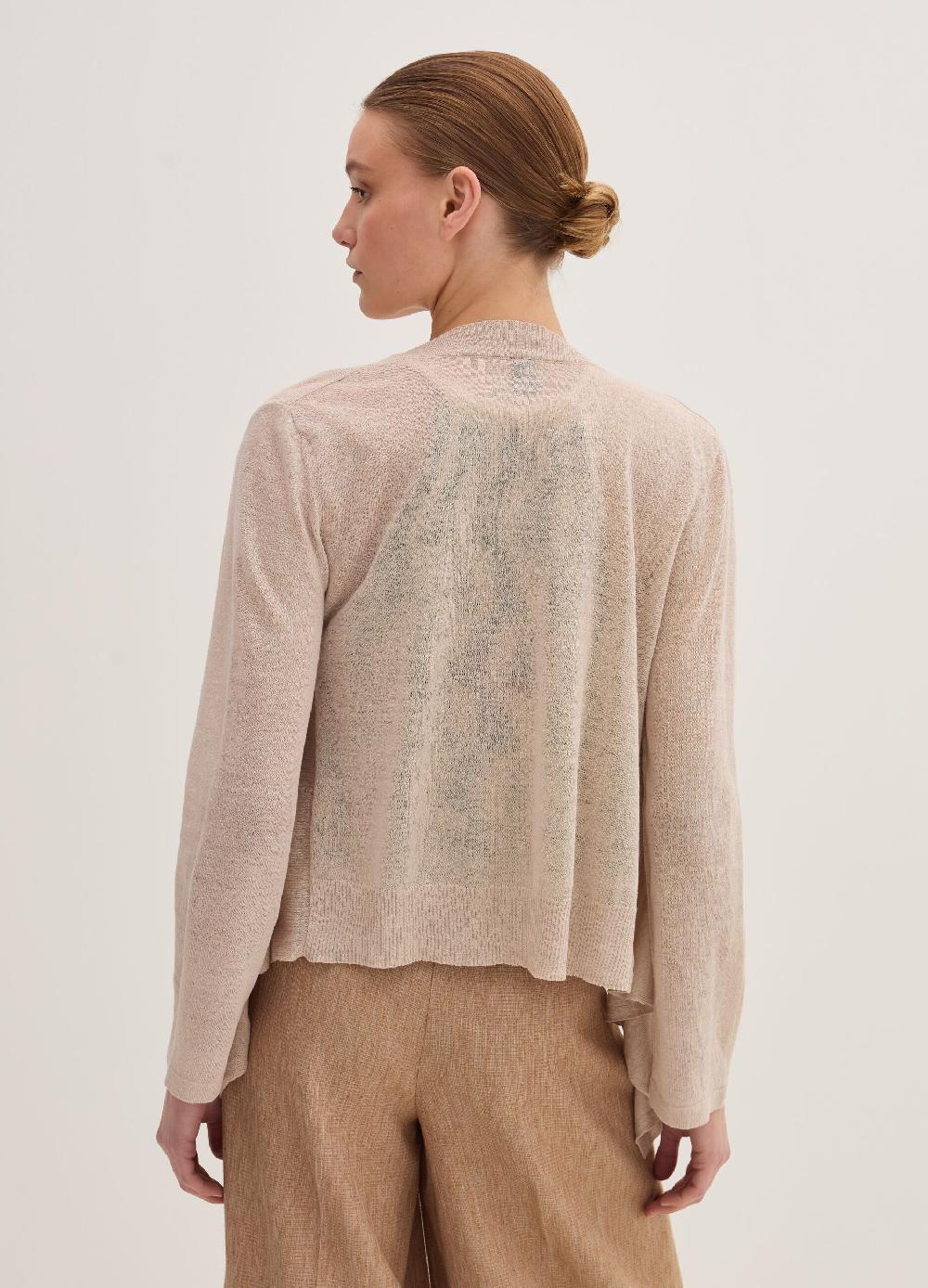 Stefanel Cardigan aperto in misto lino Soddisfazione Garantita