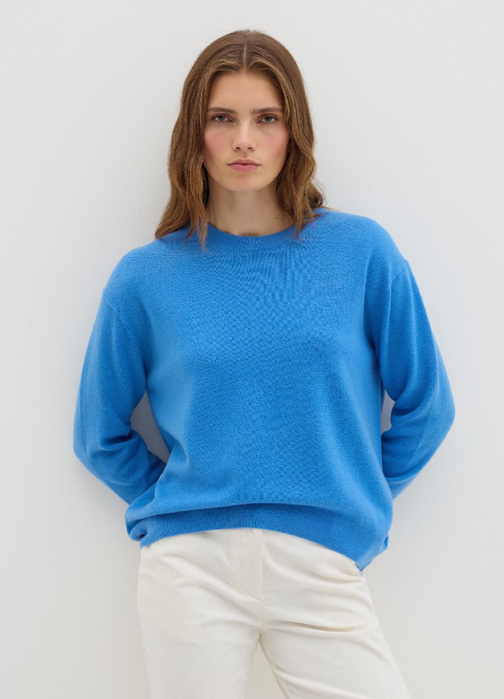 Stefanel Pullover girocollo in lana cardata Affare Del Giorno