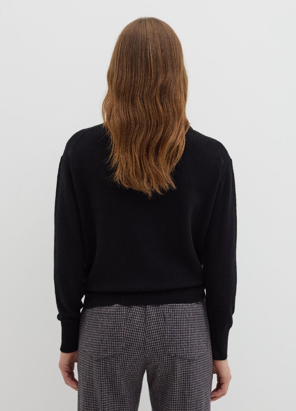 Stefanel Pullover girocollo in lana cardata Sconto