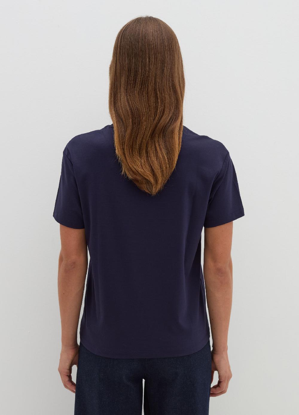Stefanel T-shirt in jersey con scollo rotondo Saldi