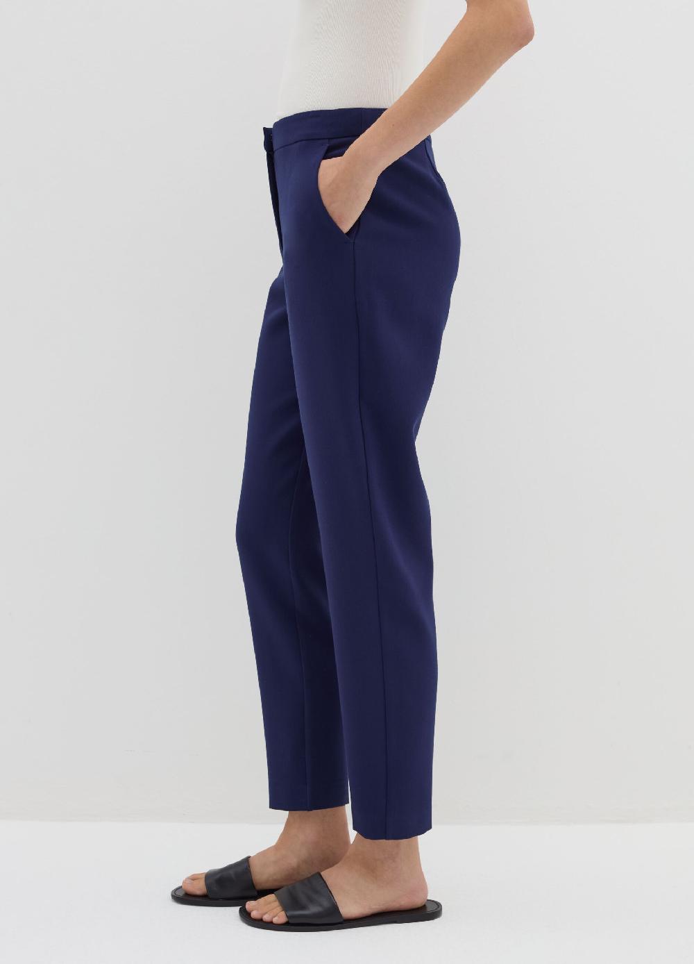 Stefanel Pantalone a sigaretta in crêpe doppia Offerte