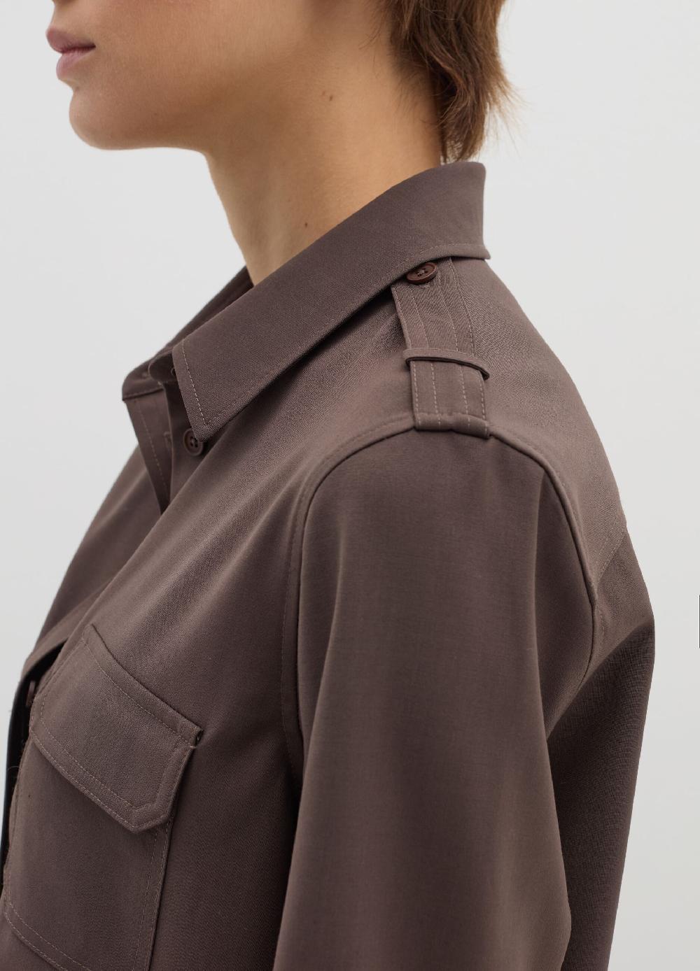 Stefanel Camicia utility con tasche Vendita Calda