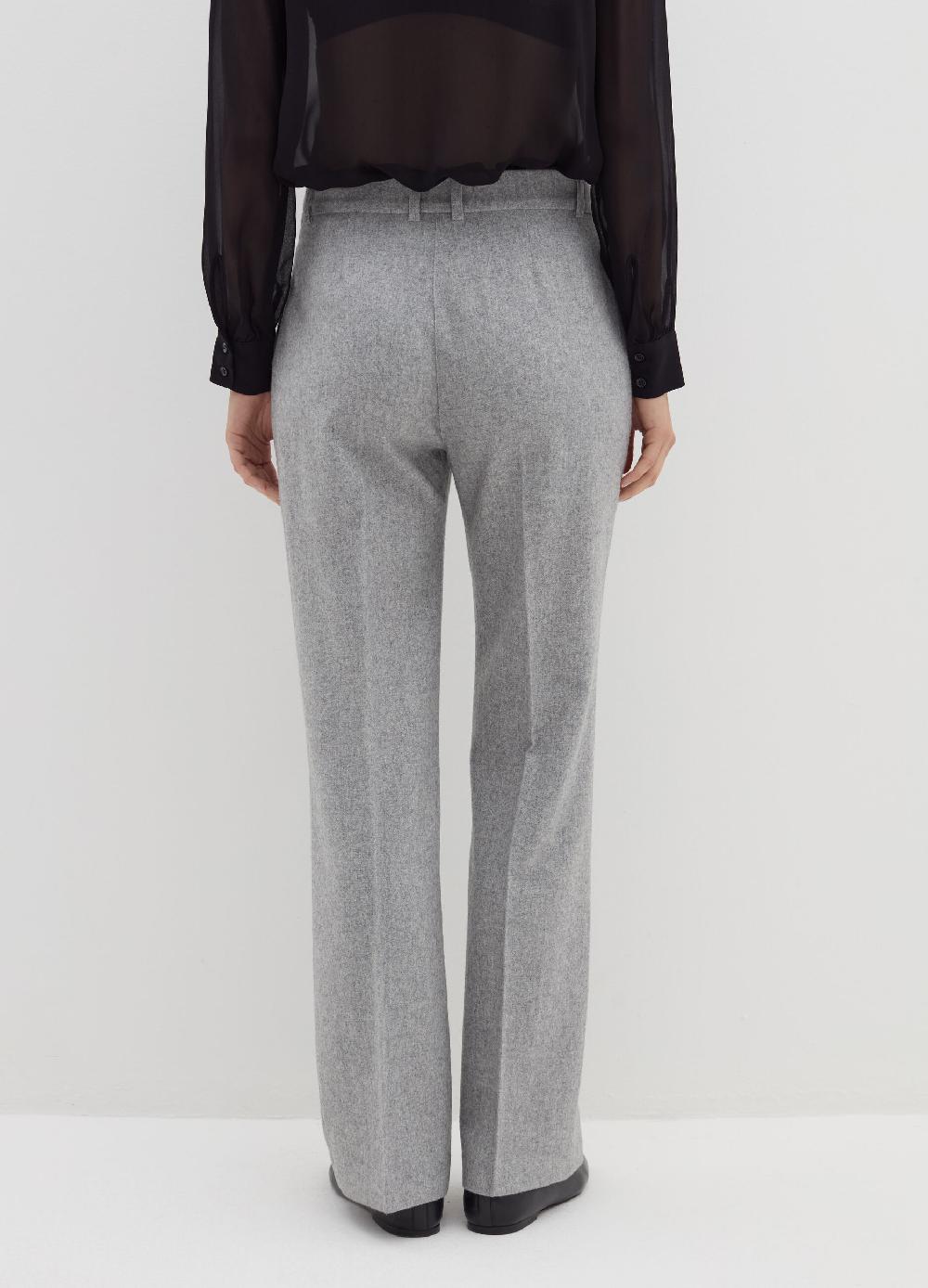 Stefanel Pantalone flare fit con pinces Saldi Di Fabbrica