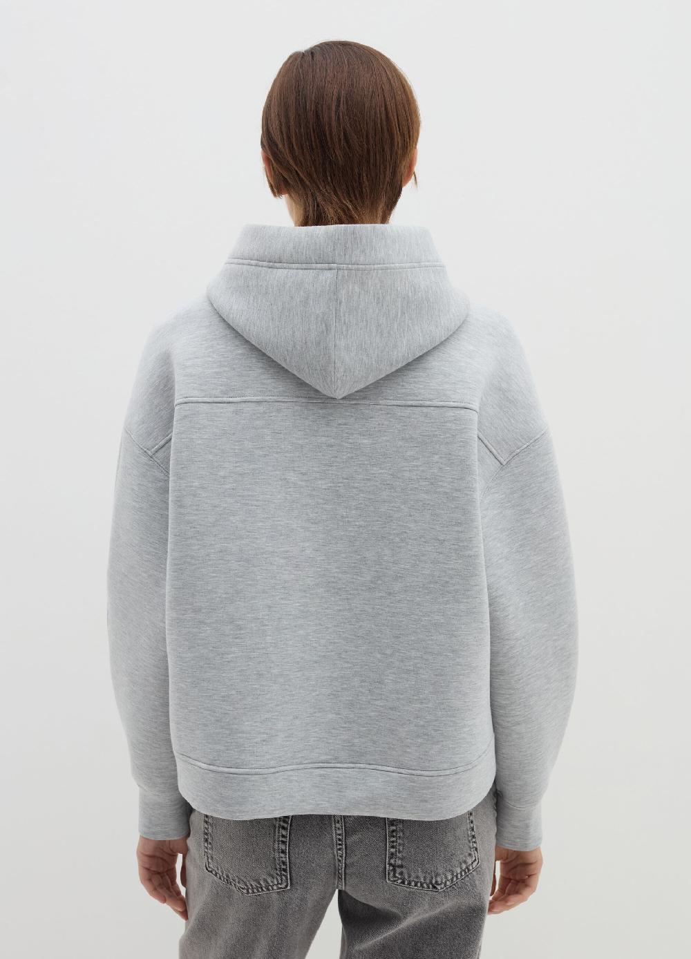 Stefanel Felpa over con cappuccio e zip Vendite Flash