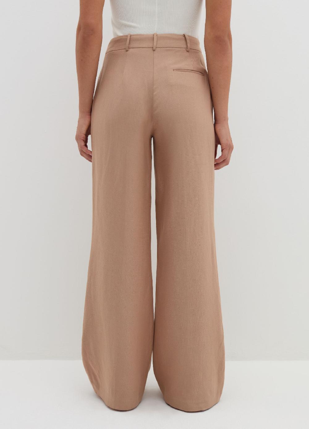 Stefanel Pantalone palazzo a gamba larga Moda