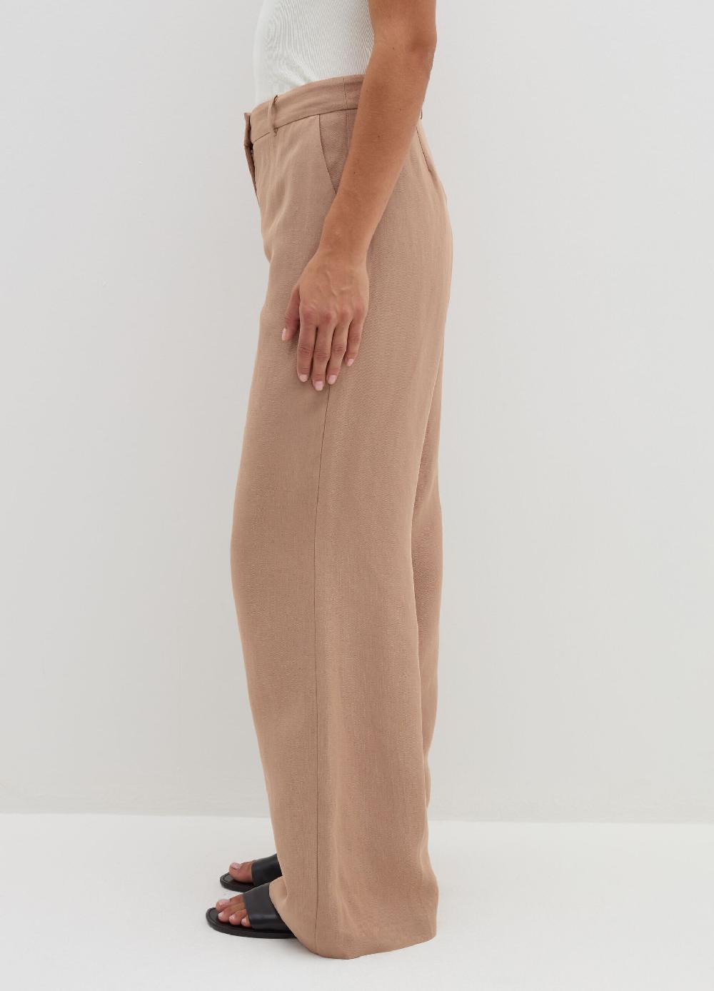 Stefanel Pantalone palazzo a gamba larga Moda