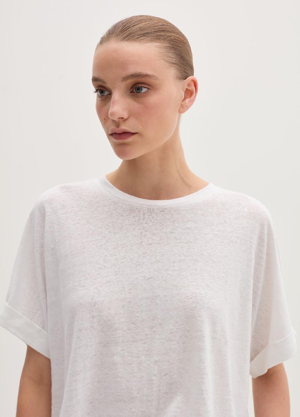 Stefanel Maglia in jersey di puro lino Flash Sale