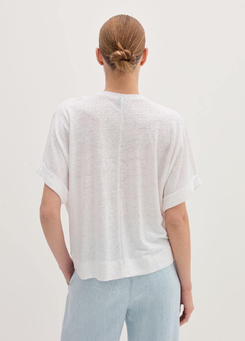 Stefanel Maglia in jersey di puro lino Flash Sale