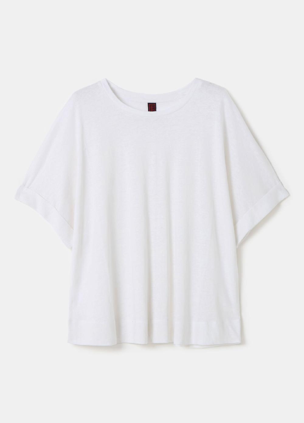 Stefanel Maglia in jersey di puro lino Flash Sale