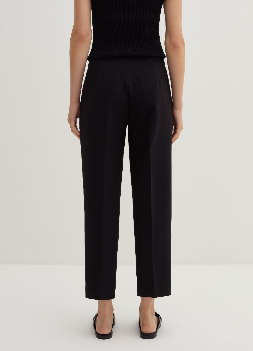 Stefanel Pantalone a sigaretta crop in crêpe doppia Vendite stagionali