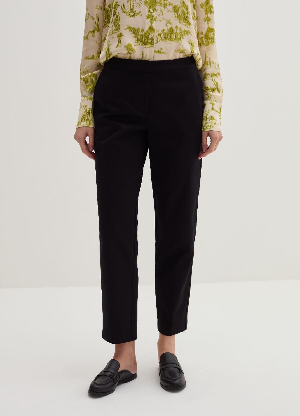 Stefanel Pantalone chino cropped in twill Offerta natalizia