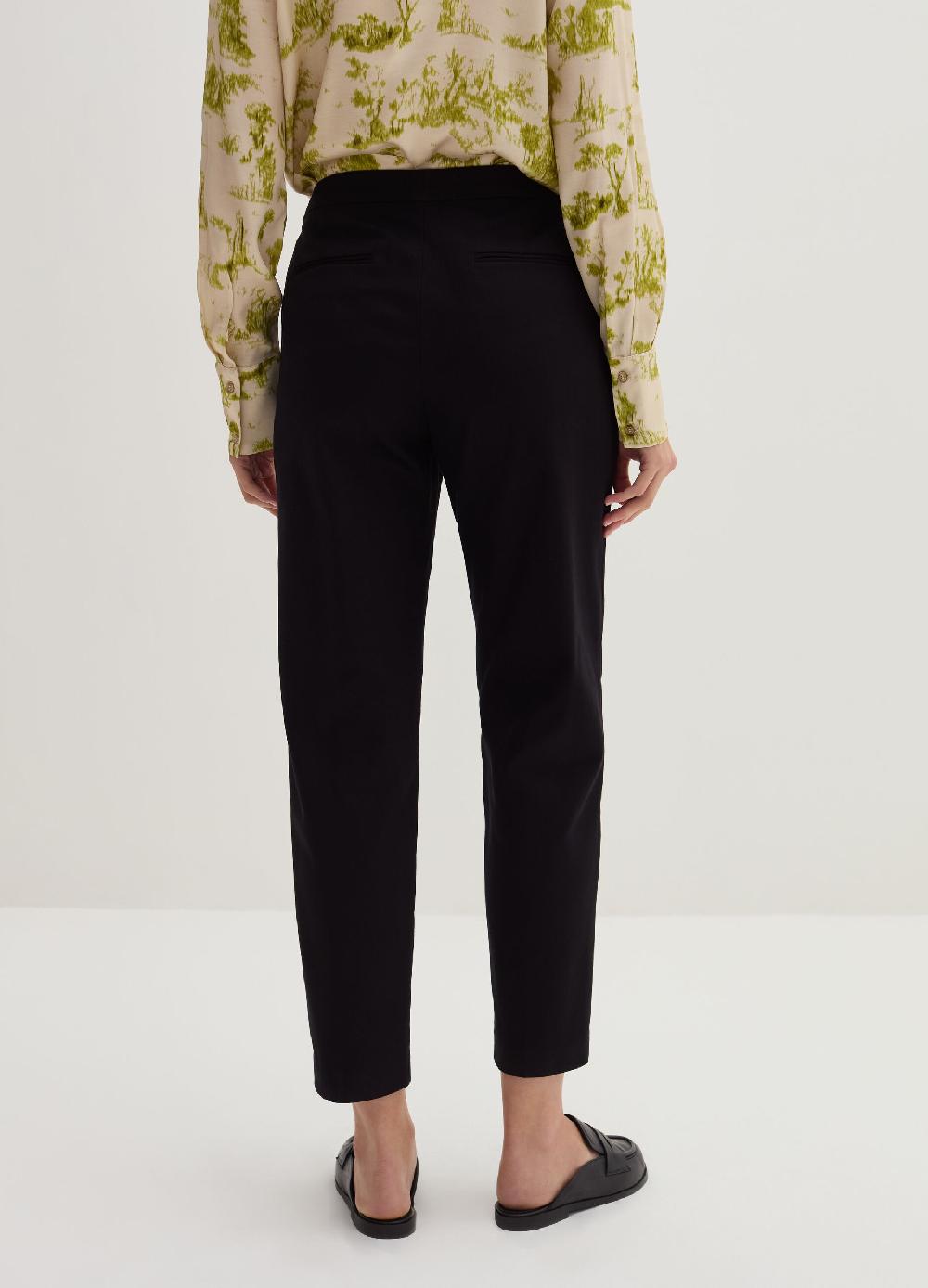 Stefanel Pantalone chino cropped in twill Offerta natalizia