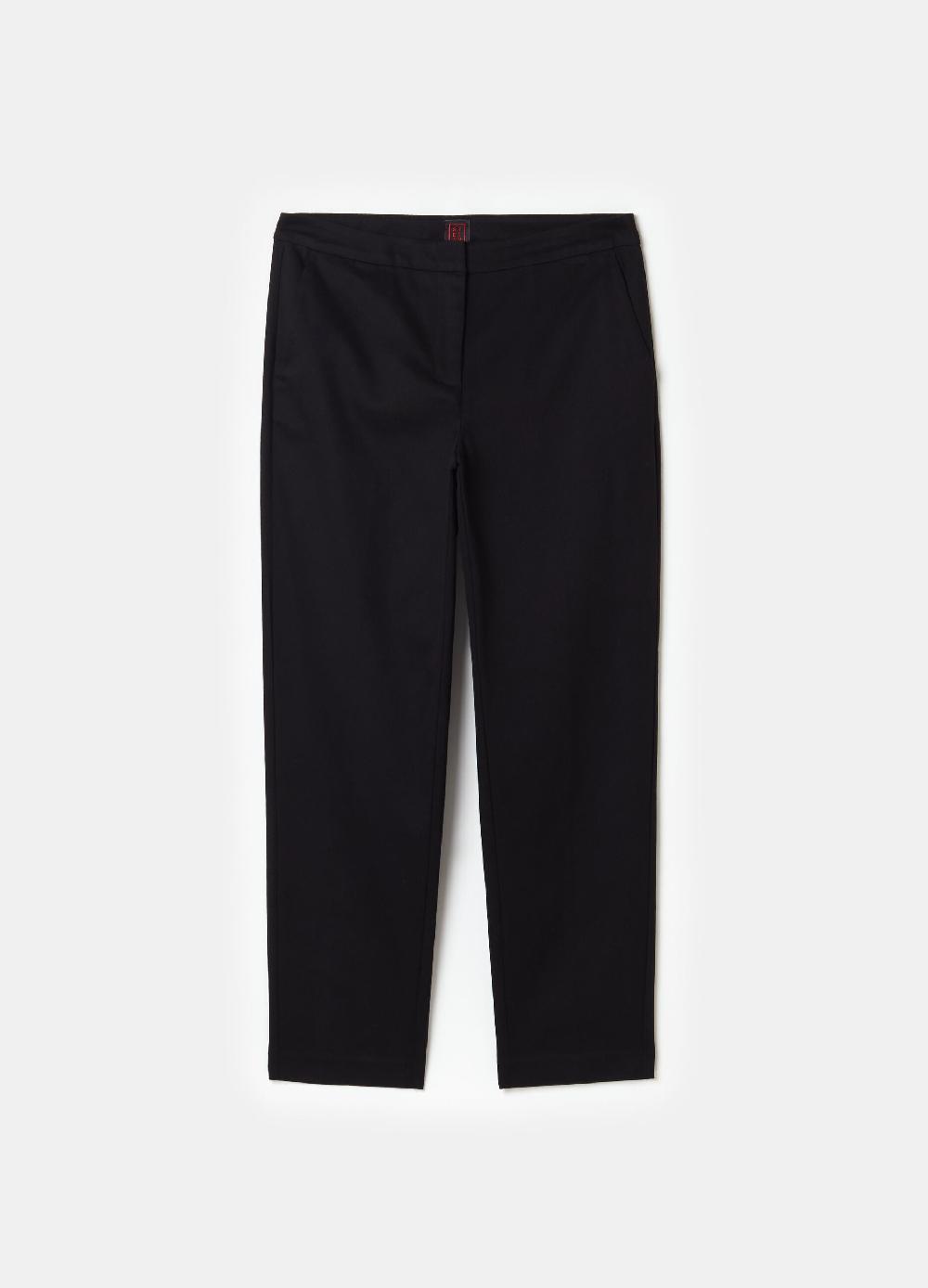 Stefanel Pantalone chino cropped in twill Offerta natalizia