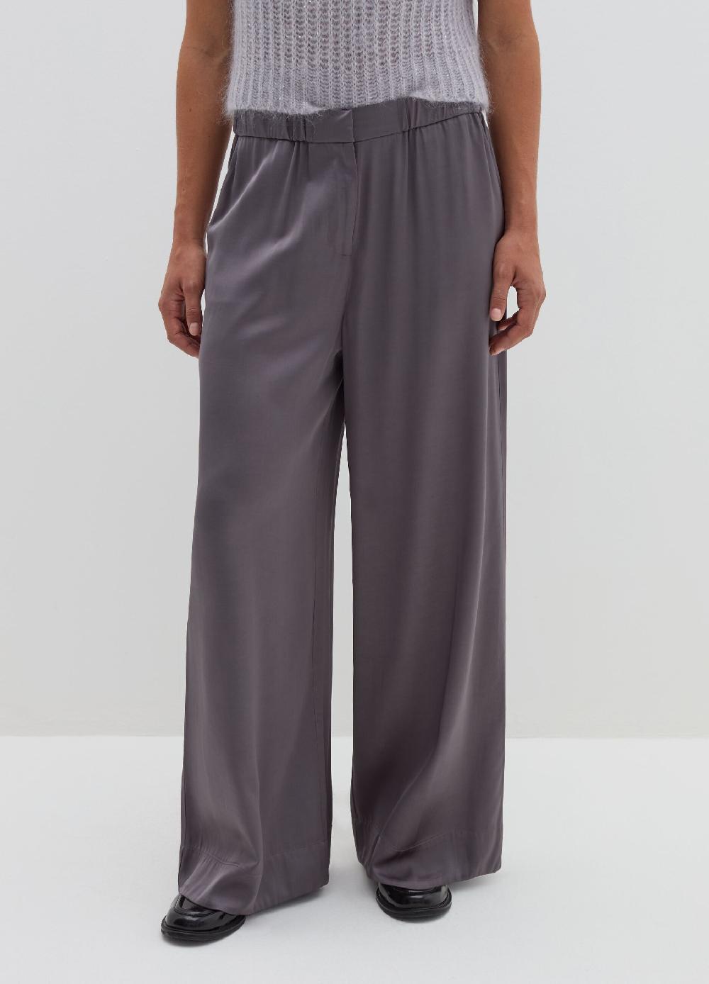 Stefanel Pantalone fluido pigiama in viscosa satin Offerta per la Festa della Mamma
