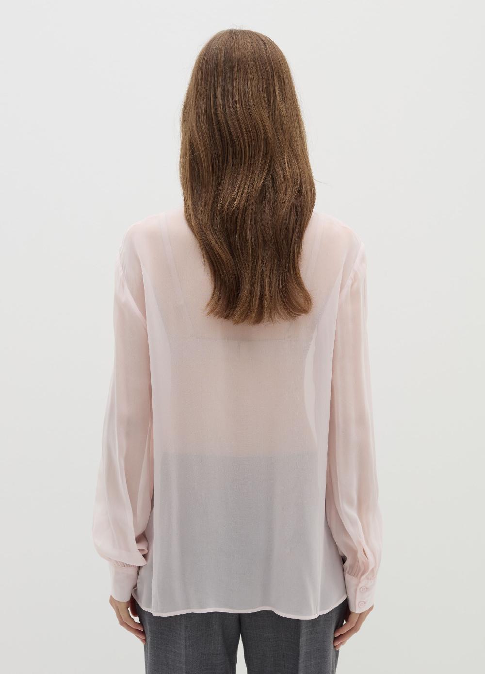 Stefanel Blusa in georgette con foulard Smaltimento dello stoccaggio