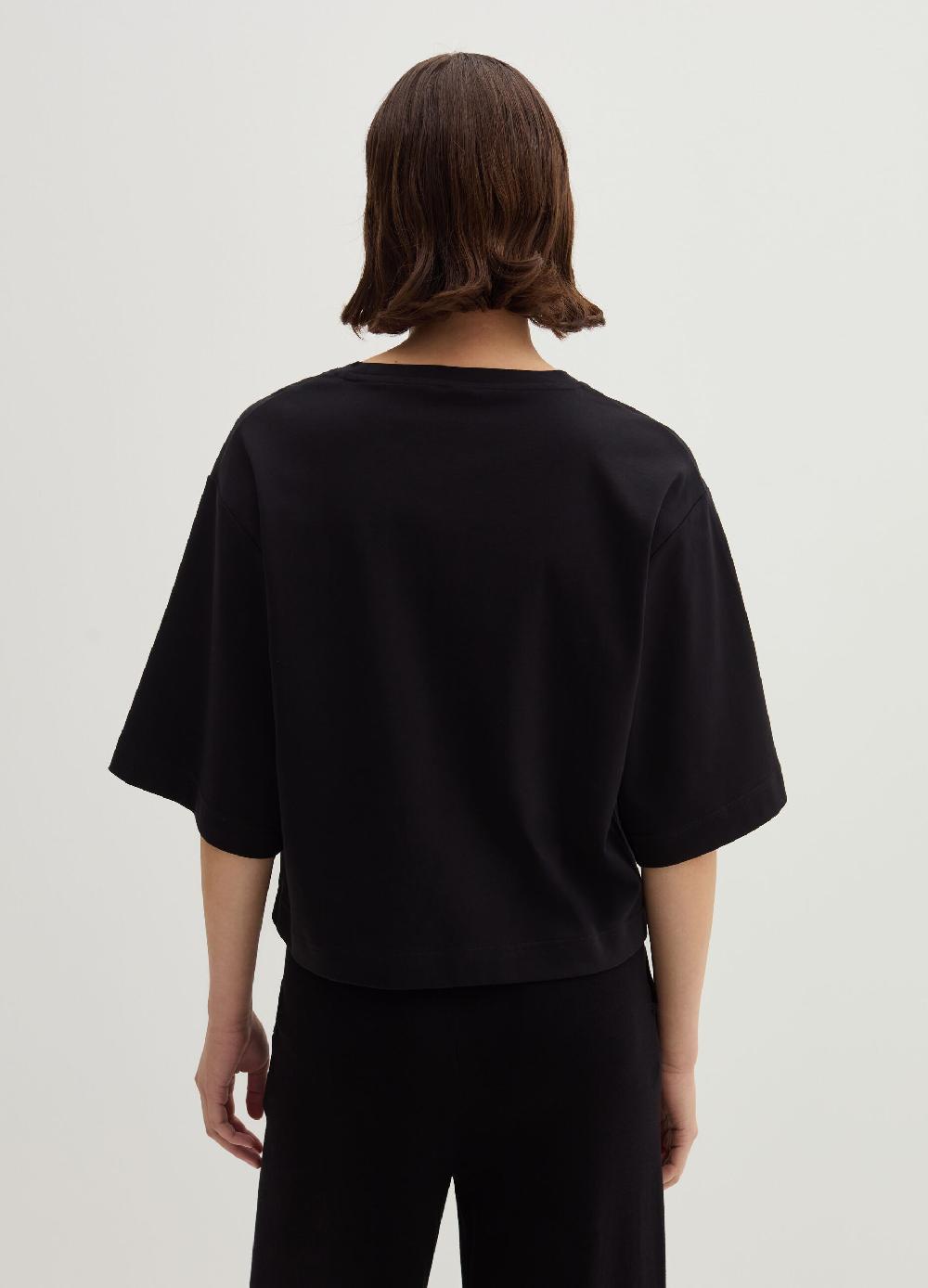 Stefanel T-shirt boxy fit in cotone Vendita calda