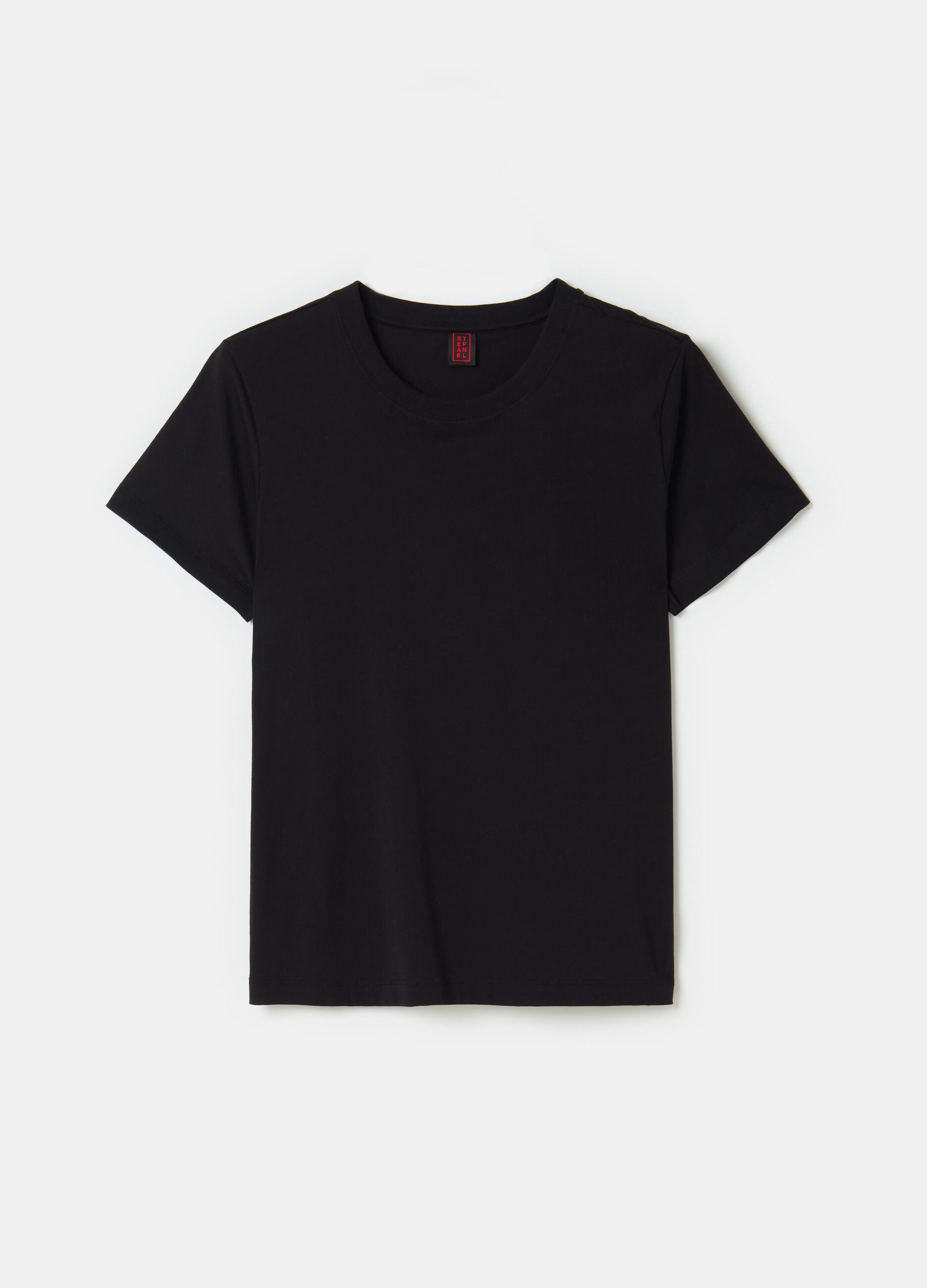Stefanel T-shirt in jersey di cotone Supima Latest fashion