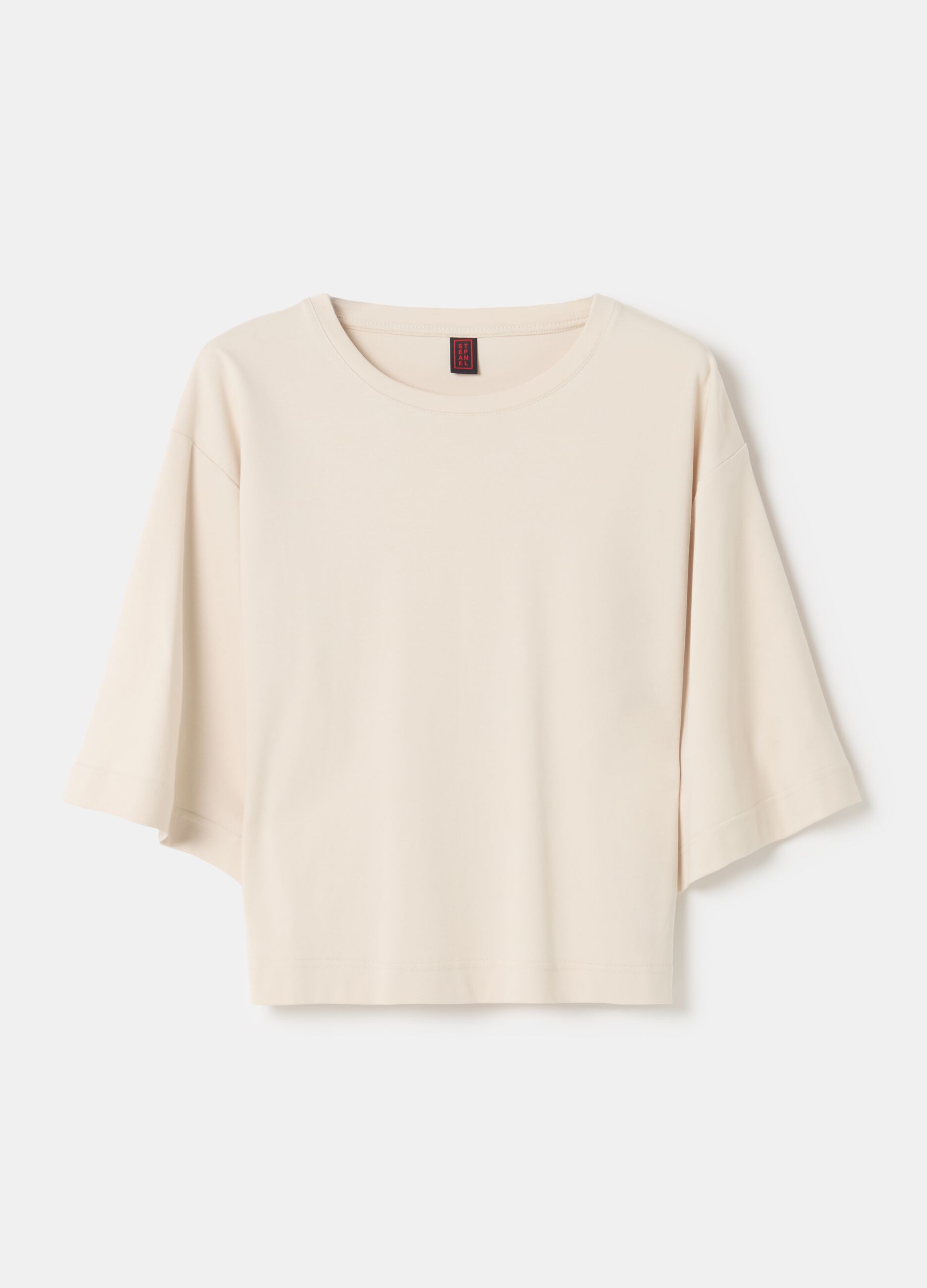 Stefanel T-shirt boxy fit in cotone Bestseller